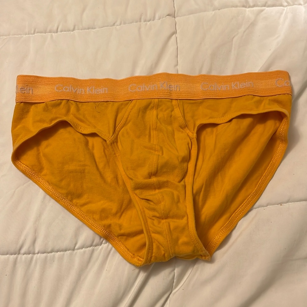 Calvin Klein cotton stretch lowrise hip briefs extra large good condition